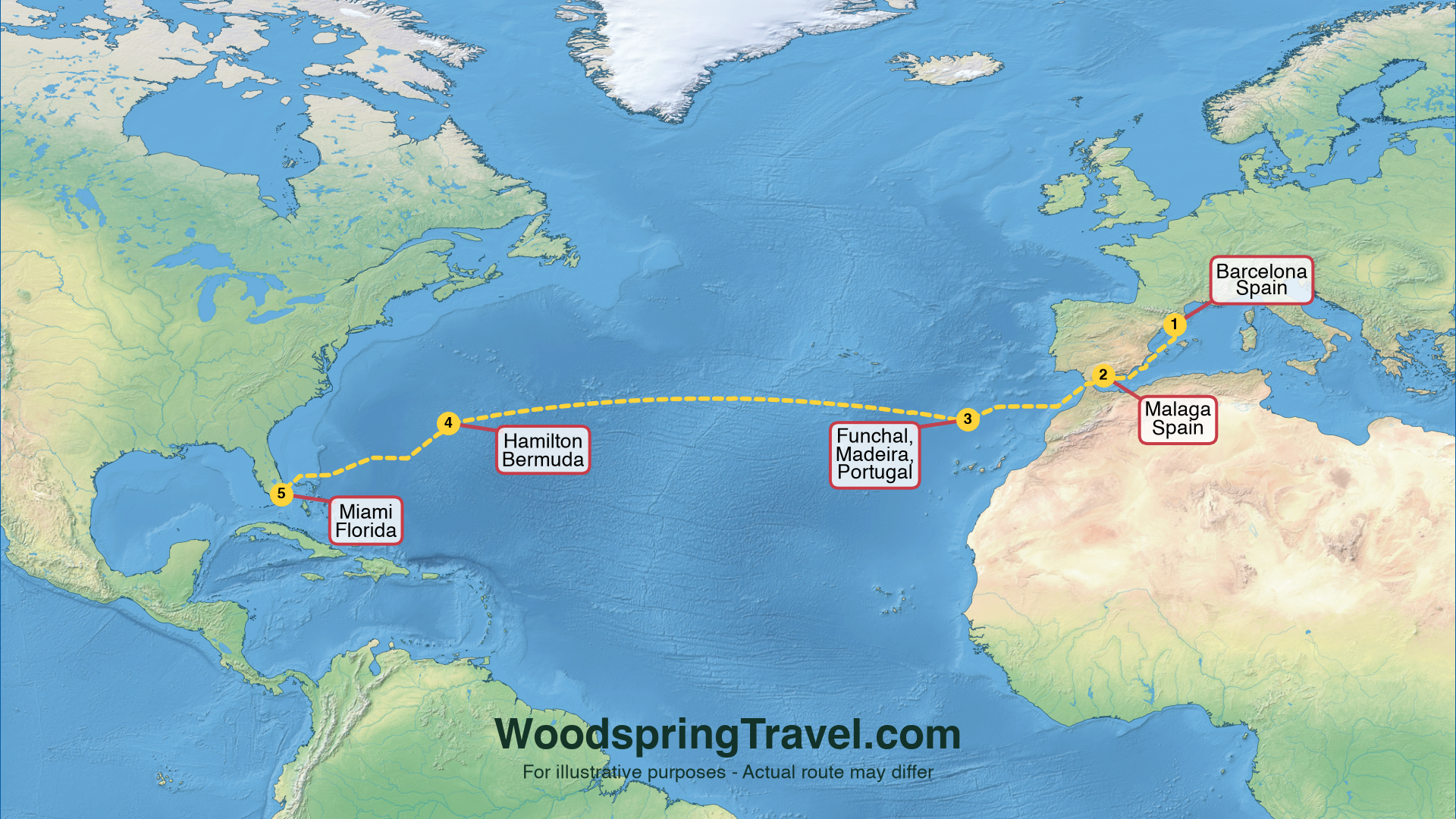 Route Illustration - Actual route may differ