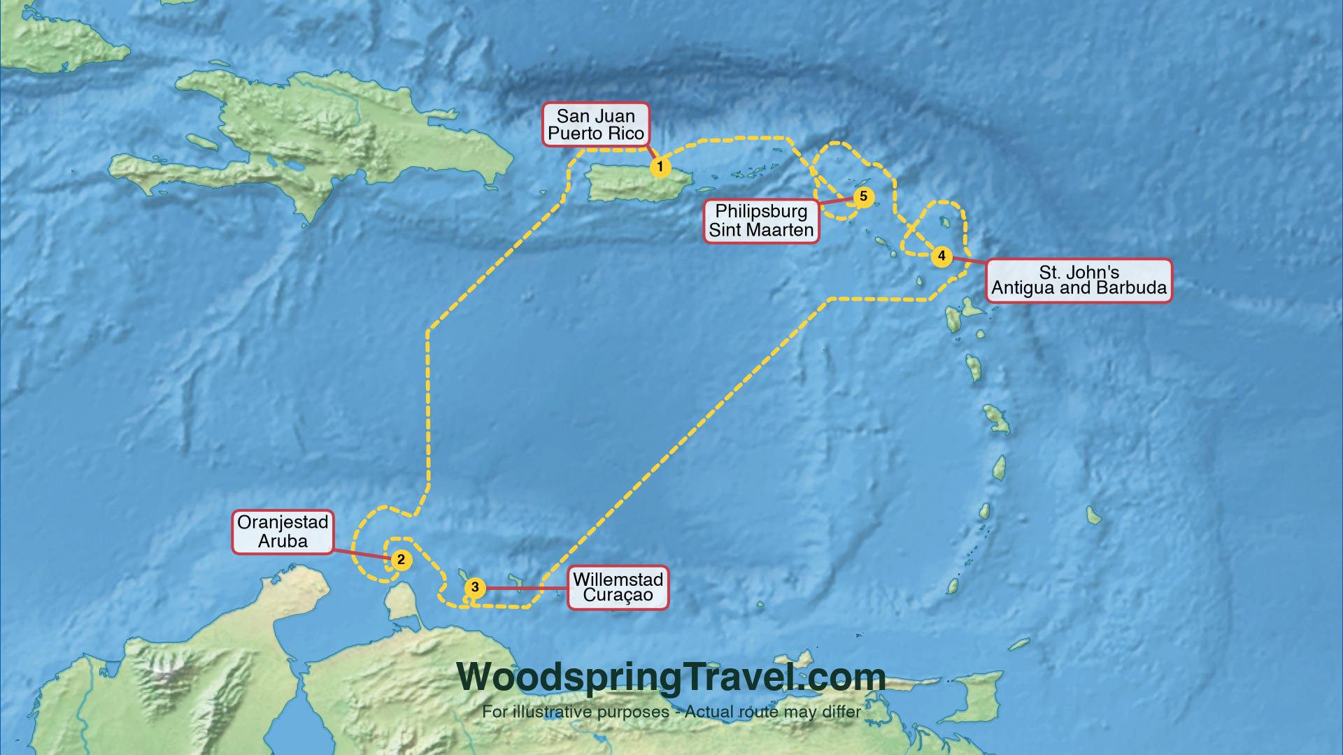Route Illustration - Actual route may differ