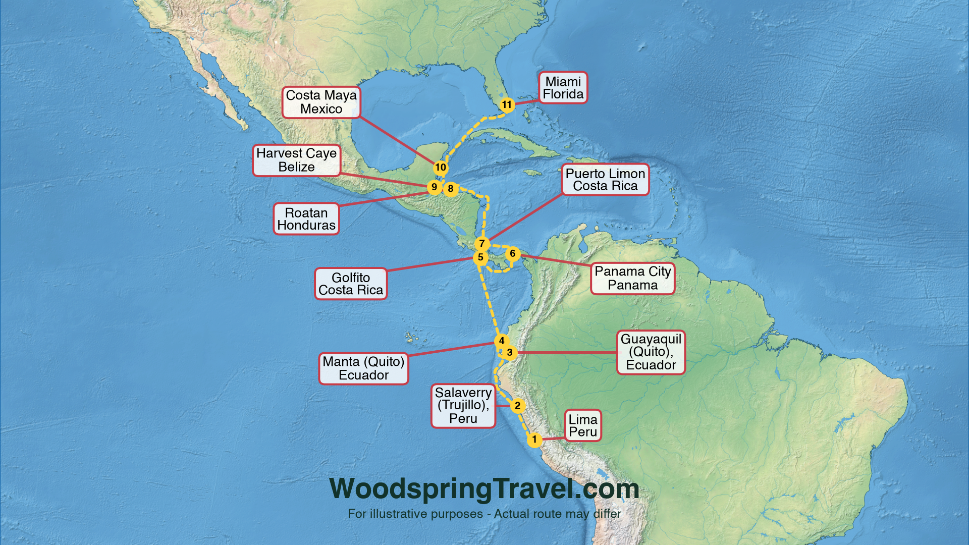 Route Illustration - Actual route may differ Route Illustration - Actual route may differ