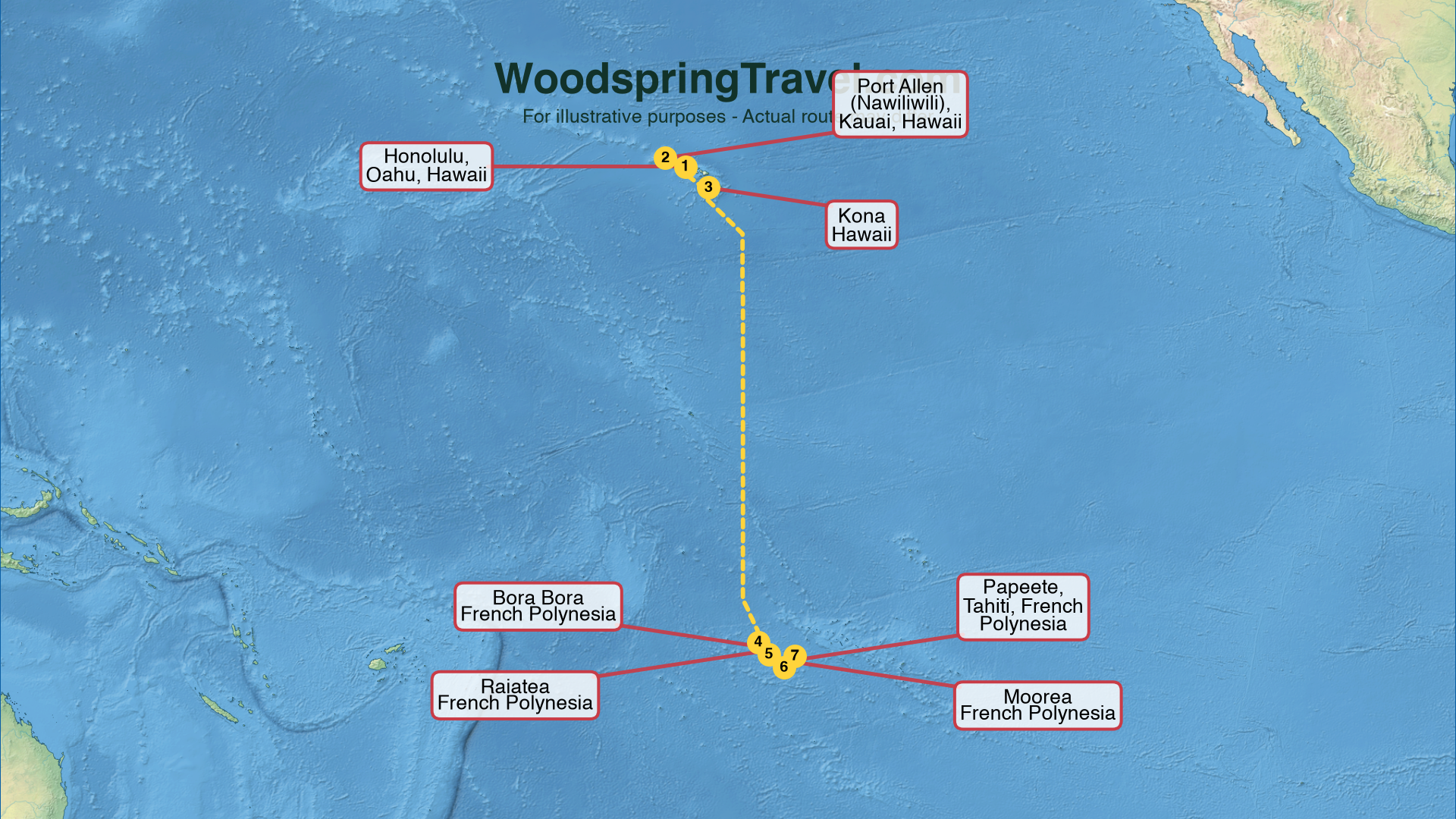 Route Illustration - Actual route may differ