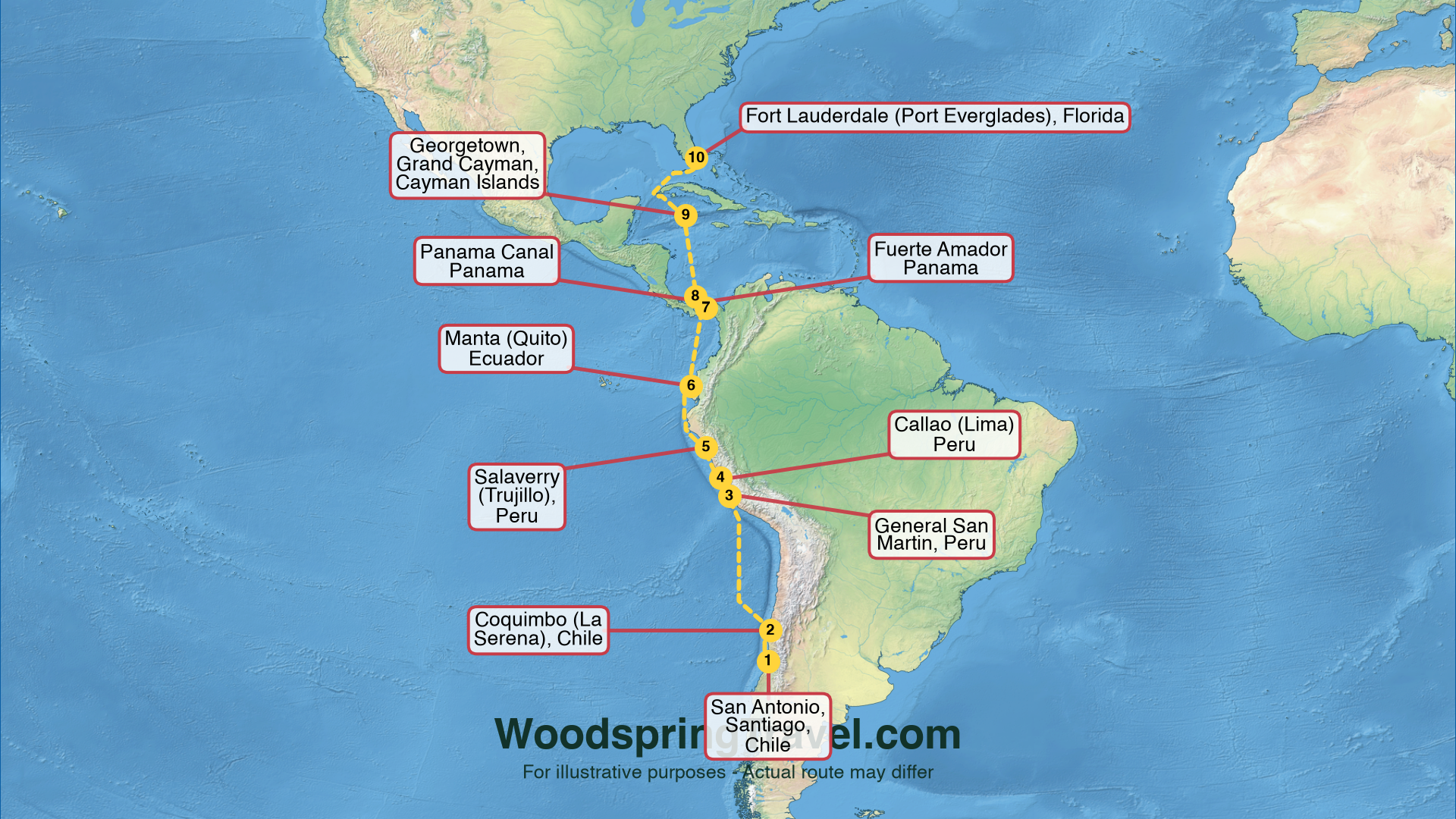 Route Illustration - Actual route may differ Route Illustration - Actual route may differ