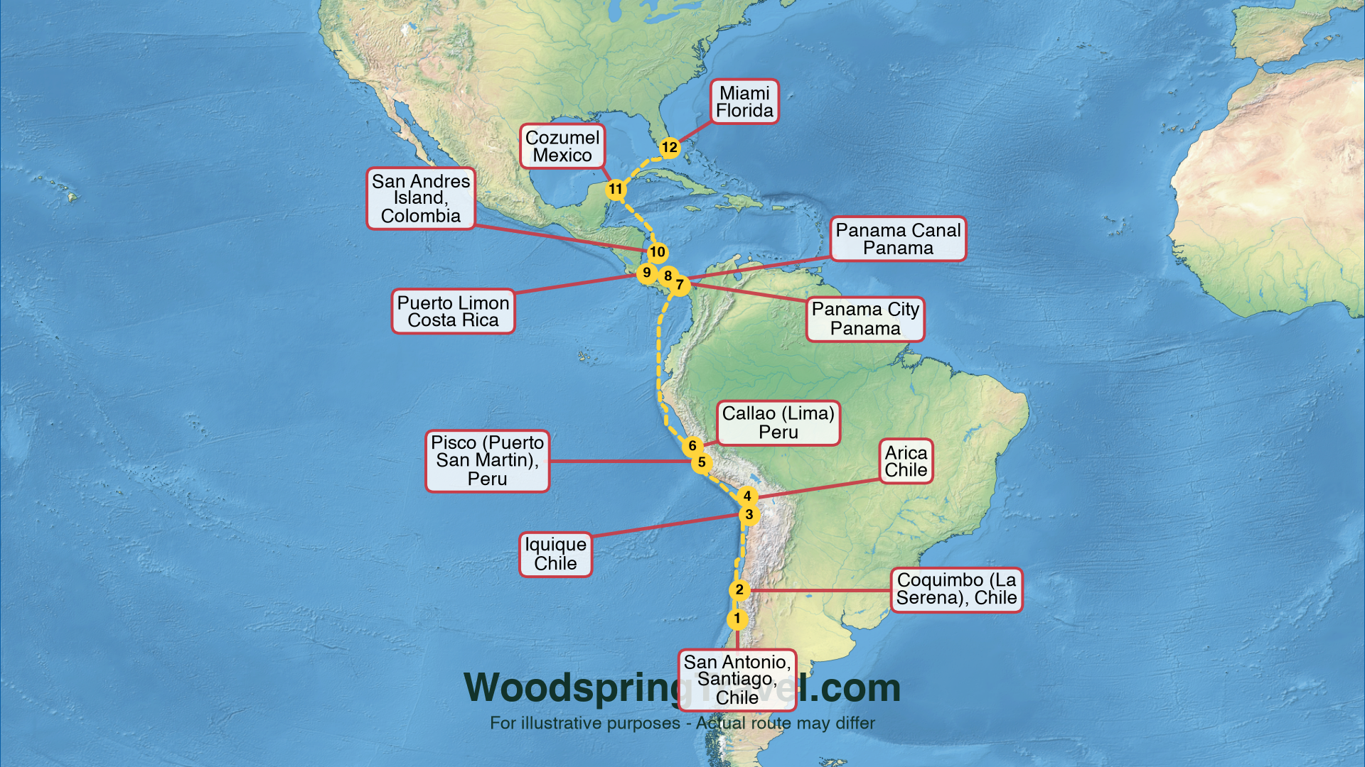 Route Illustration - Actual route may differ Route Illustration - Actual route may differ