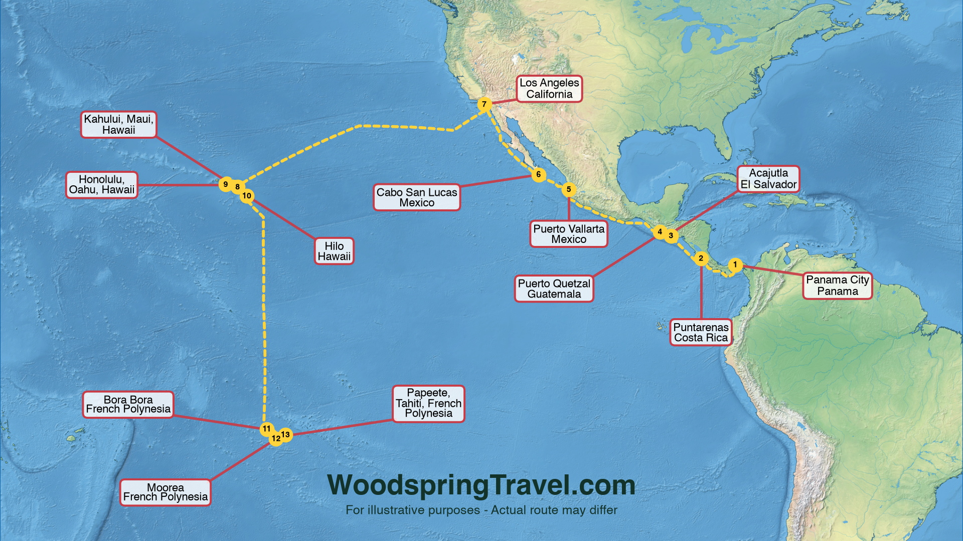 Route Illustration - Actual route may differ Route Illustration - Actual route may differ