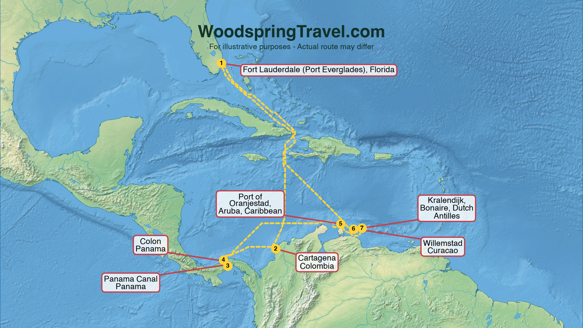 Route Illustration - Actual route may differ