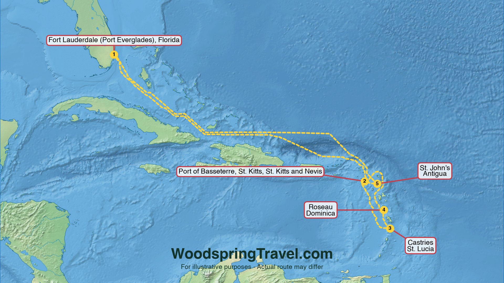 Route Illustration - Actual route may differ