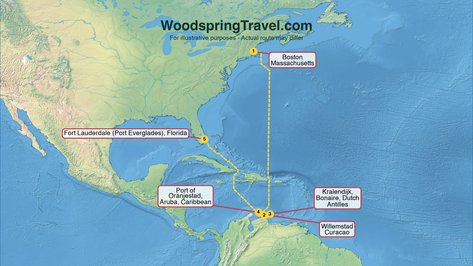 Route Illustration - Actual route may differ