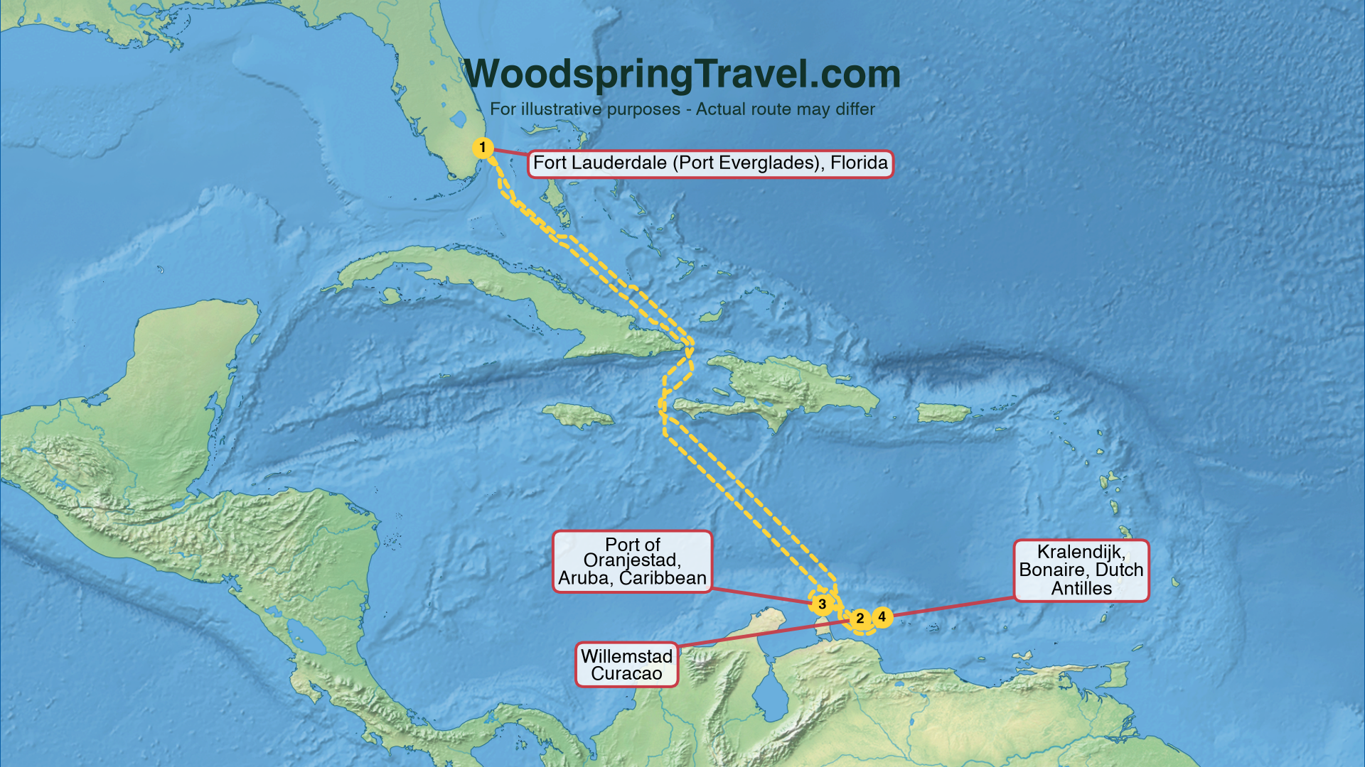 Route Illustration - Actual route may differ