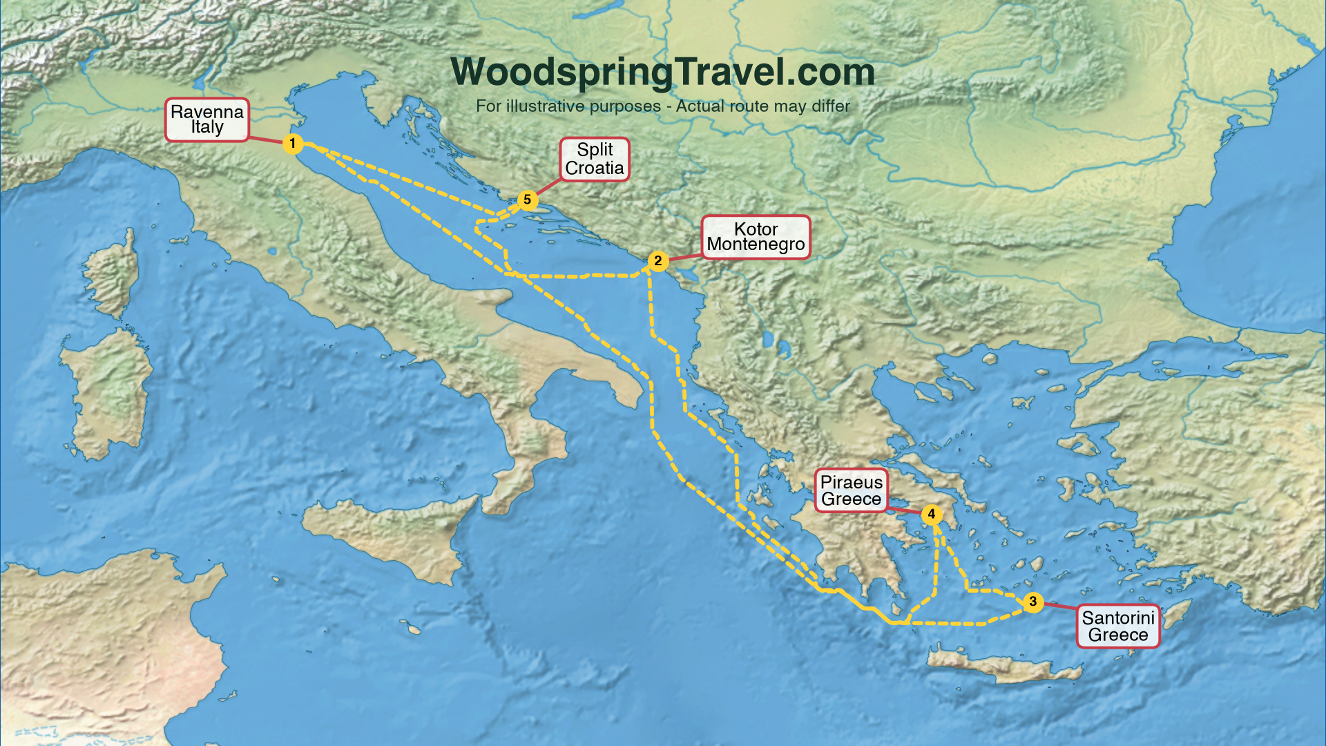 Route Illustration - Actual route may differ Route Illustration - Actual route may differ