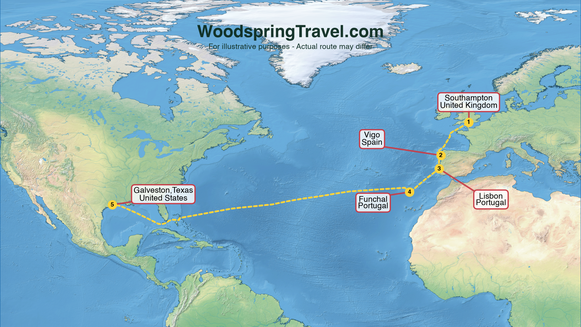 Route Illustration - Actual route may differ Route Illustration - Actual route may differ