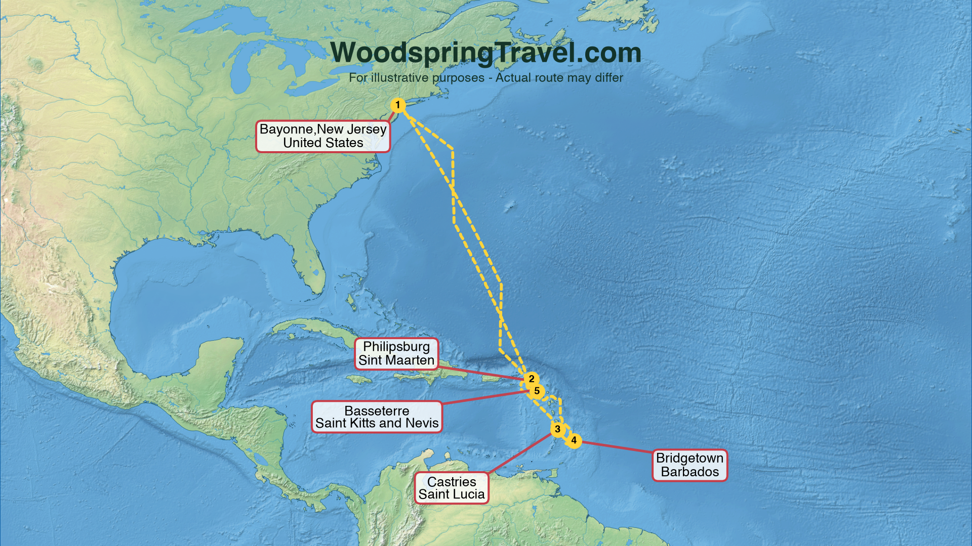 Route Illustration - Actual route may differ