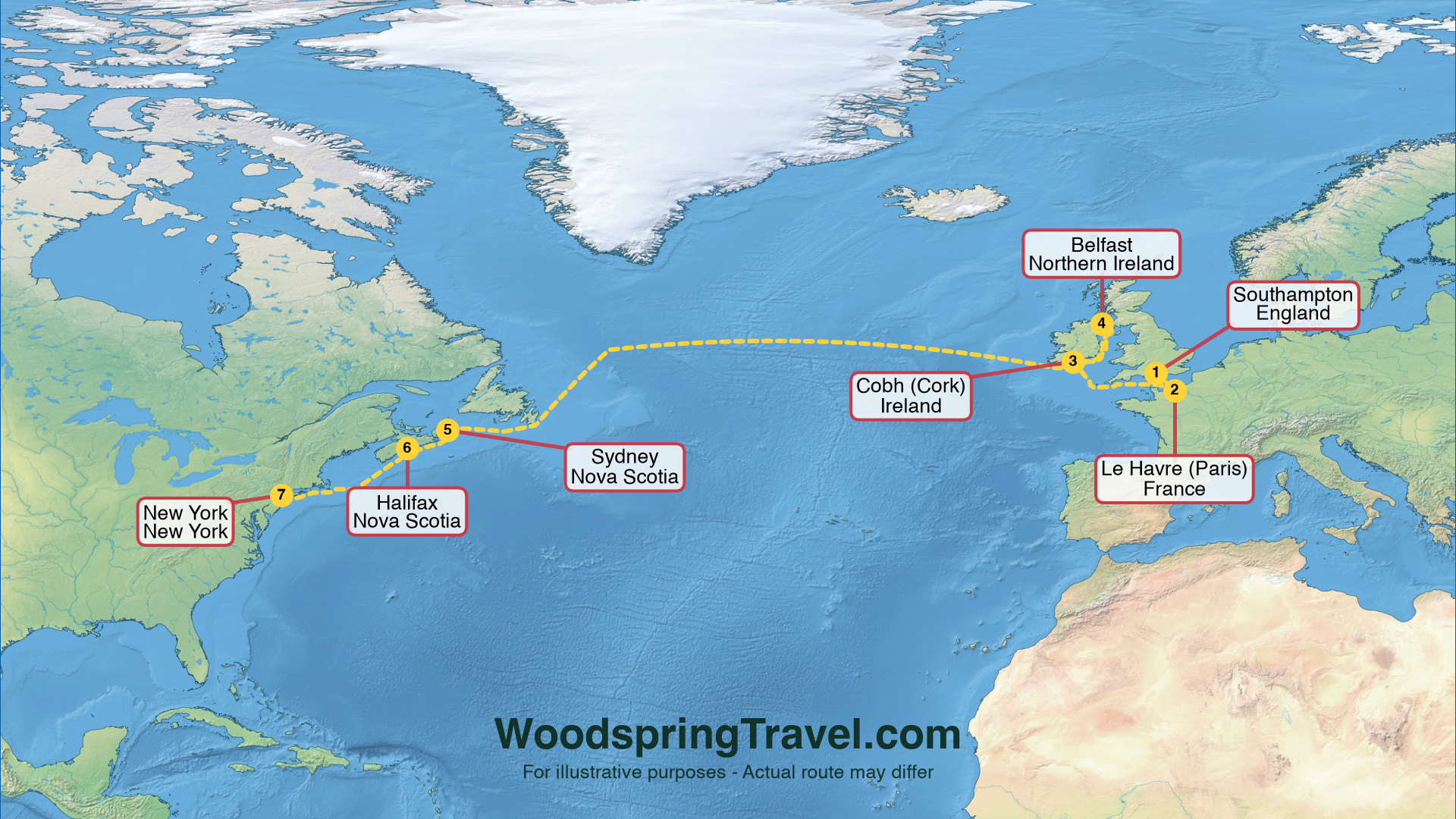 Route Illustration - Actual route may differ Route Illustration - Actual route may differ