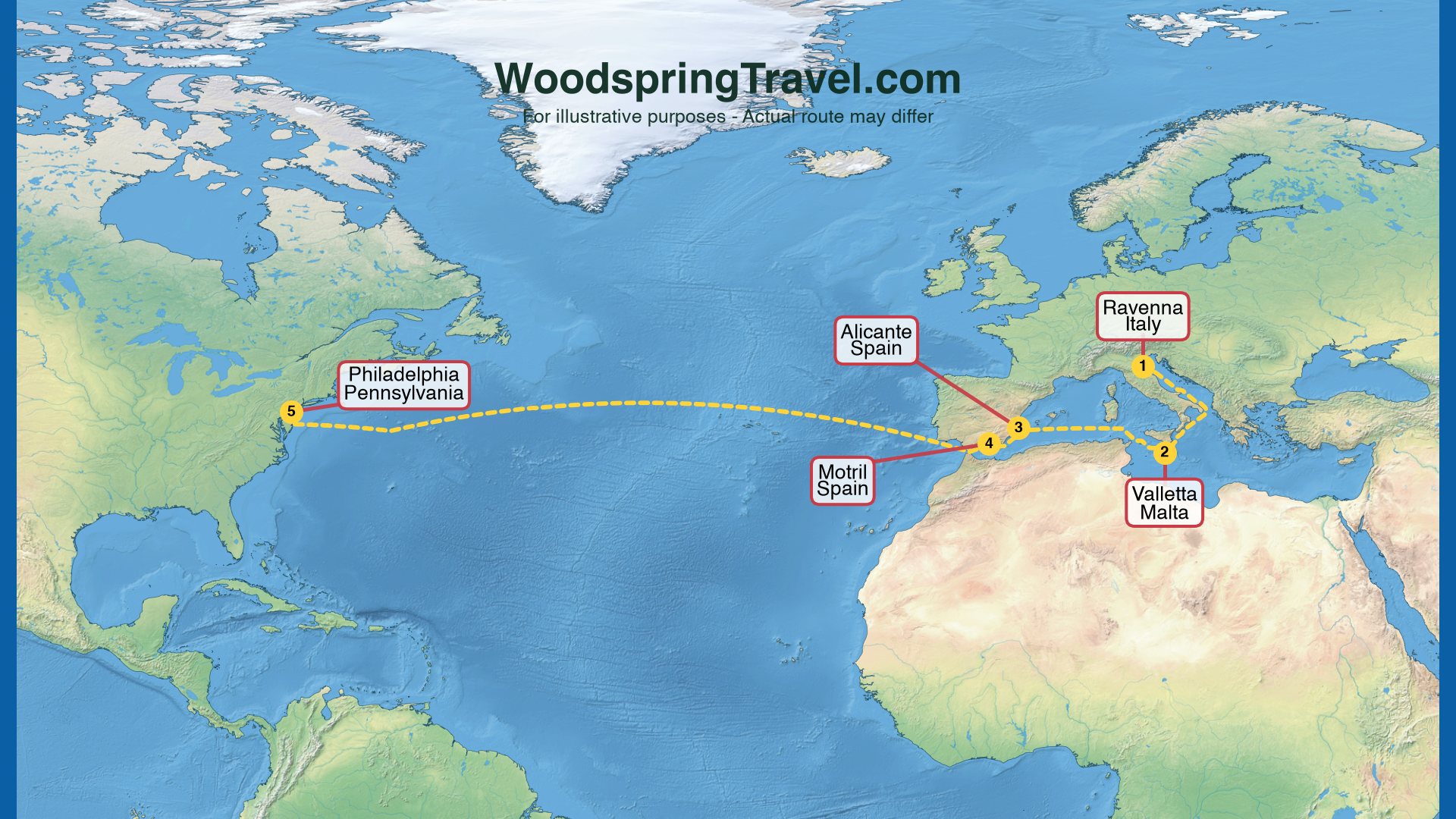 Route Illustration - Actual route may differ Route Illustration - Actual route may differ