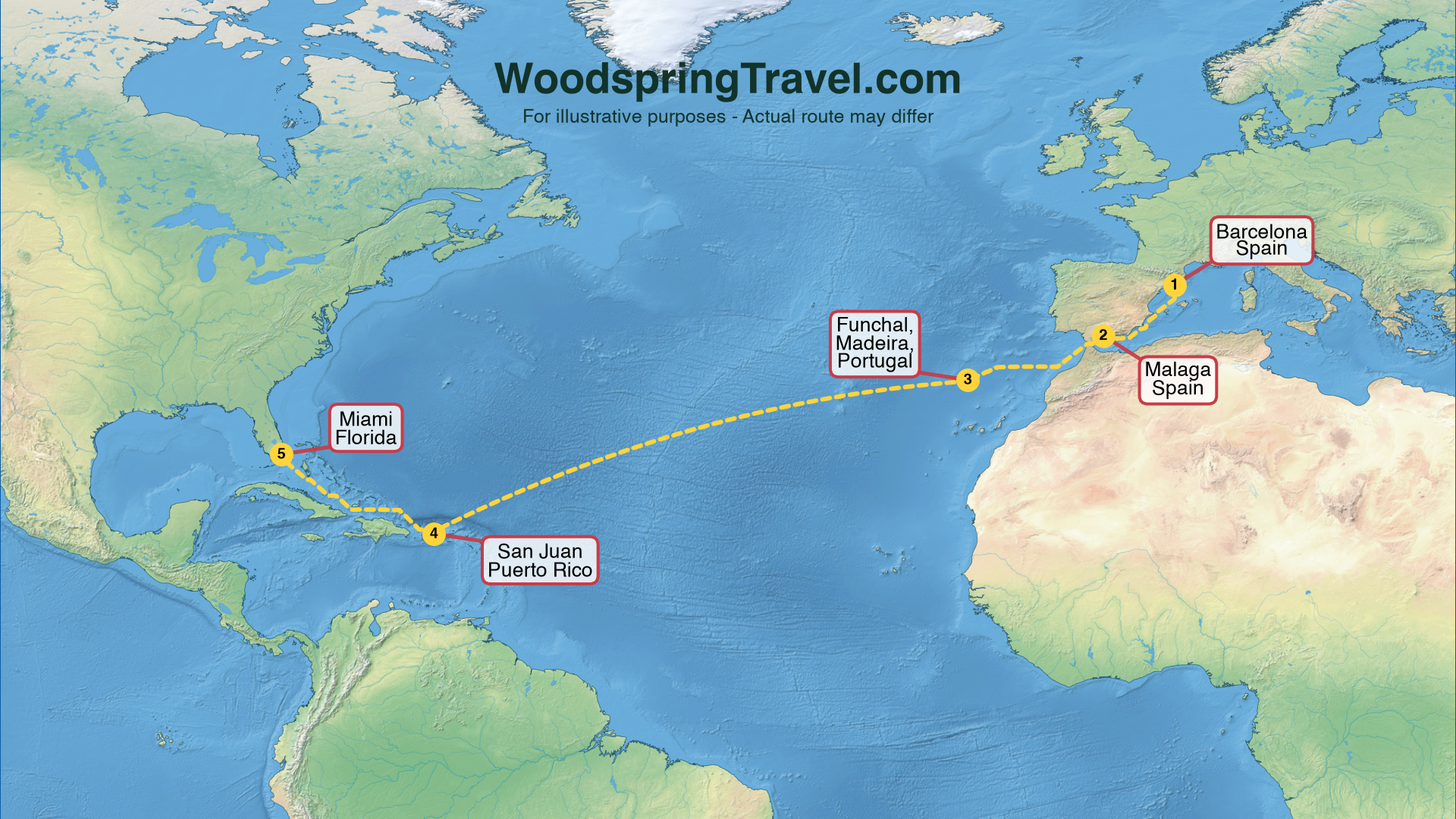 Route Illustration - Actual route may differ