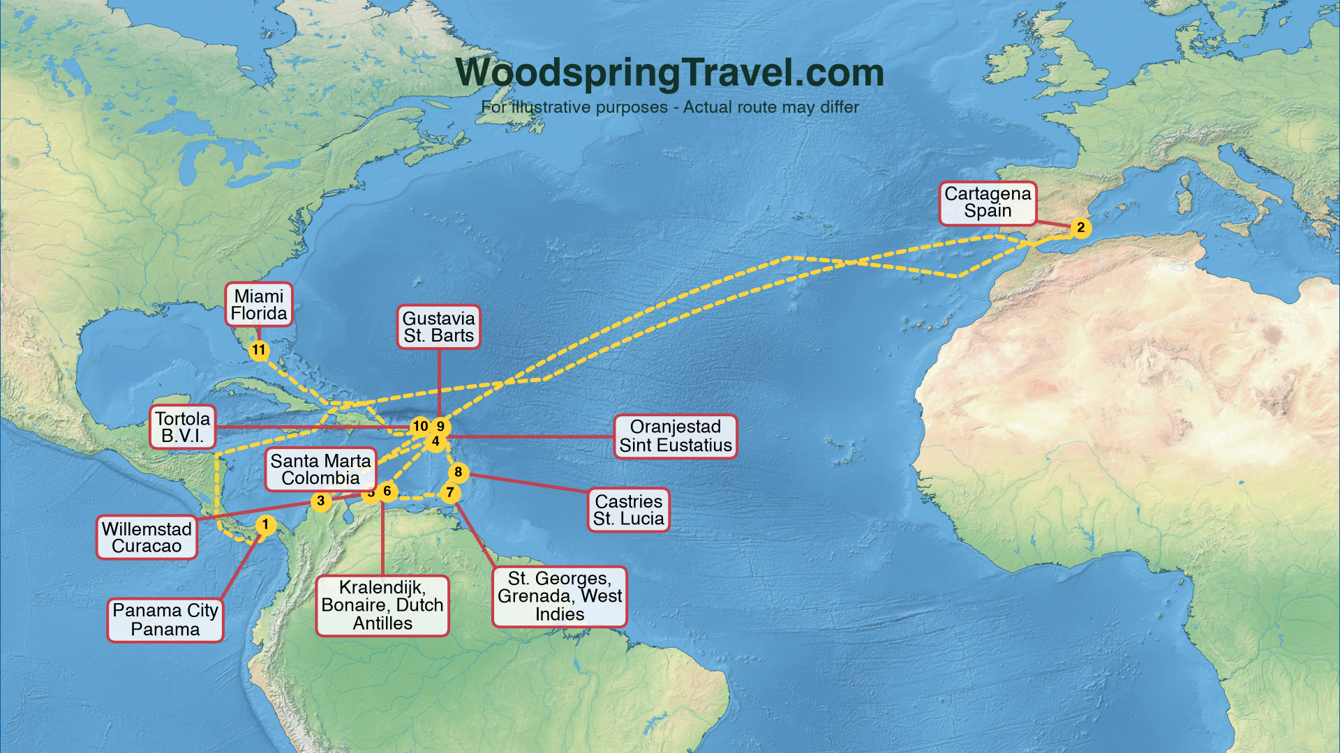 Route Illustration - Actual route may differ Route Illustration - Actual route may differ