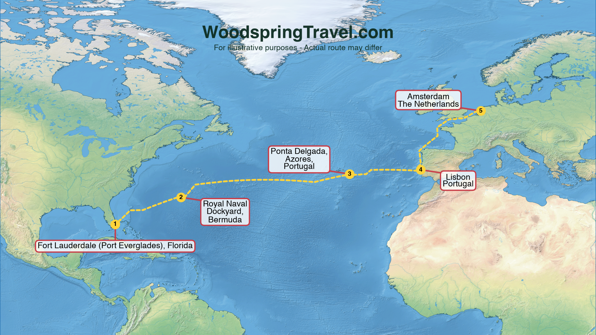 Route Illustration - Actual route may differ