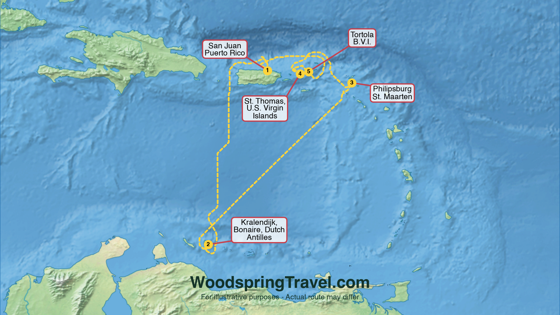 Route Illustration - Actual route may differ
