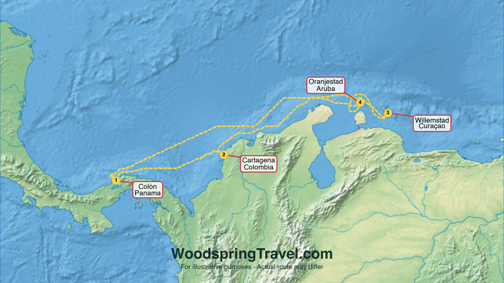 Route Illustration - Actual route may differ Route Illustration - Actual route may differ