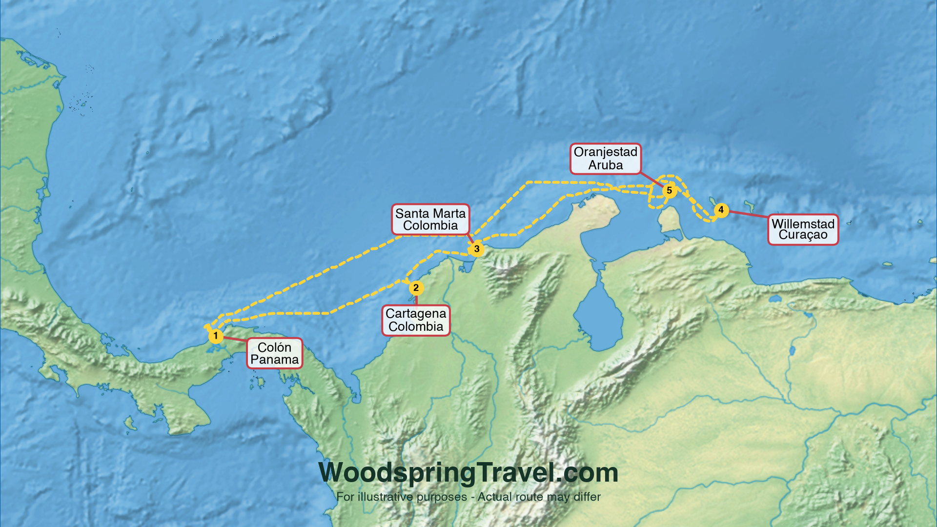 Route Illustration - Actual route may differ Route Illustration - Actual route may differ