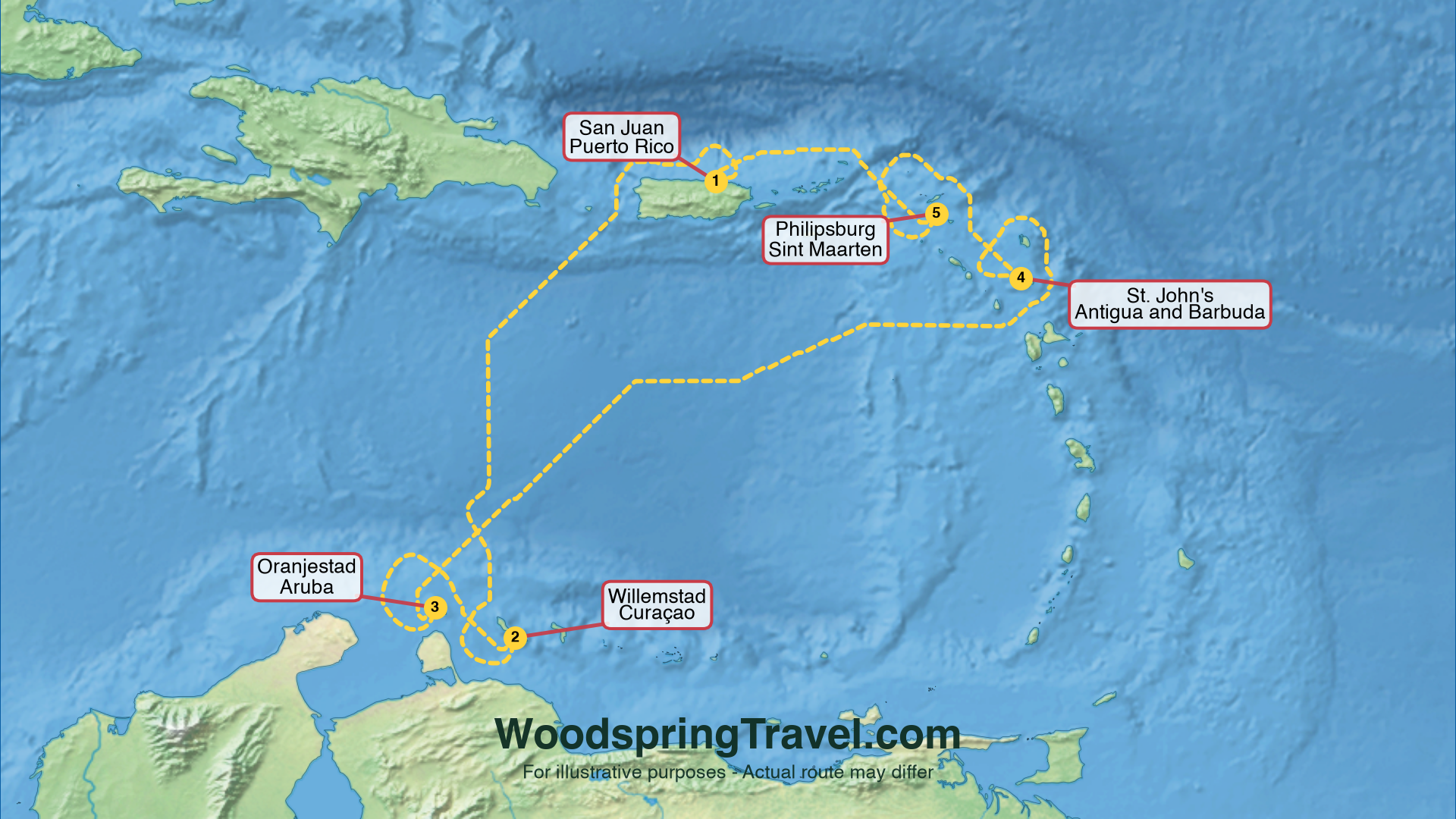 Route Illustration - Actual route may differ