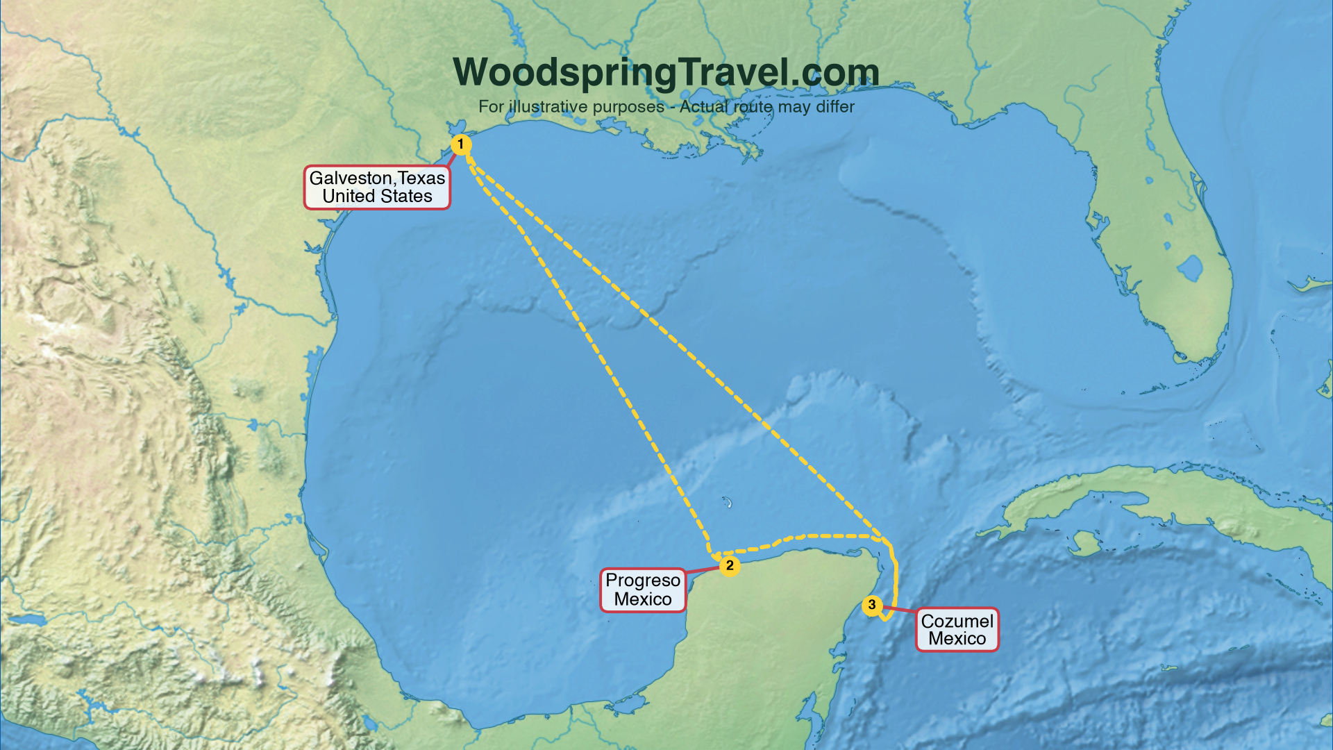 Route Illustration - Actual route may differ