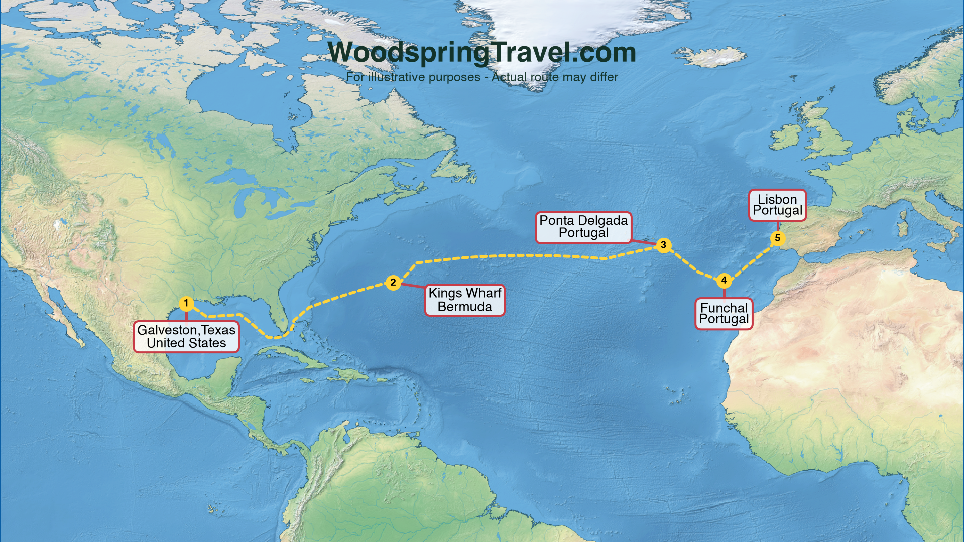 Route Illustration - Actual route may differ