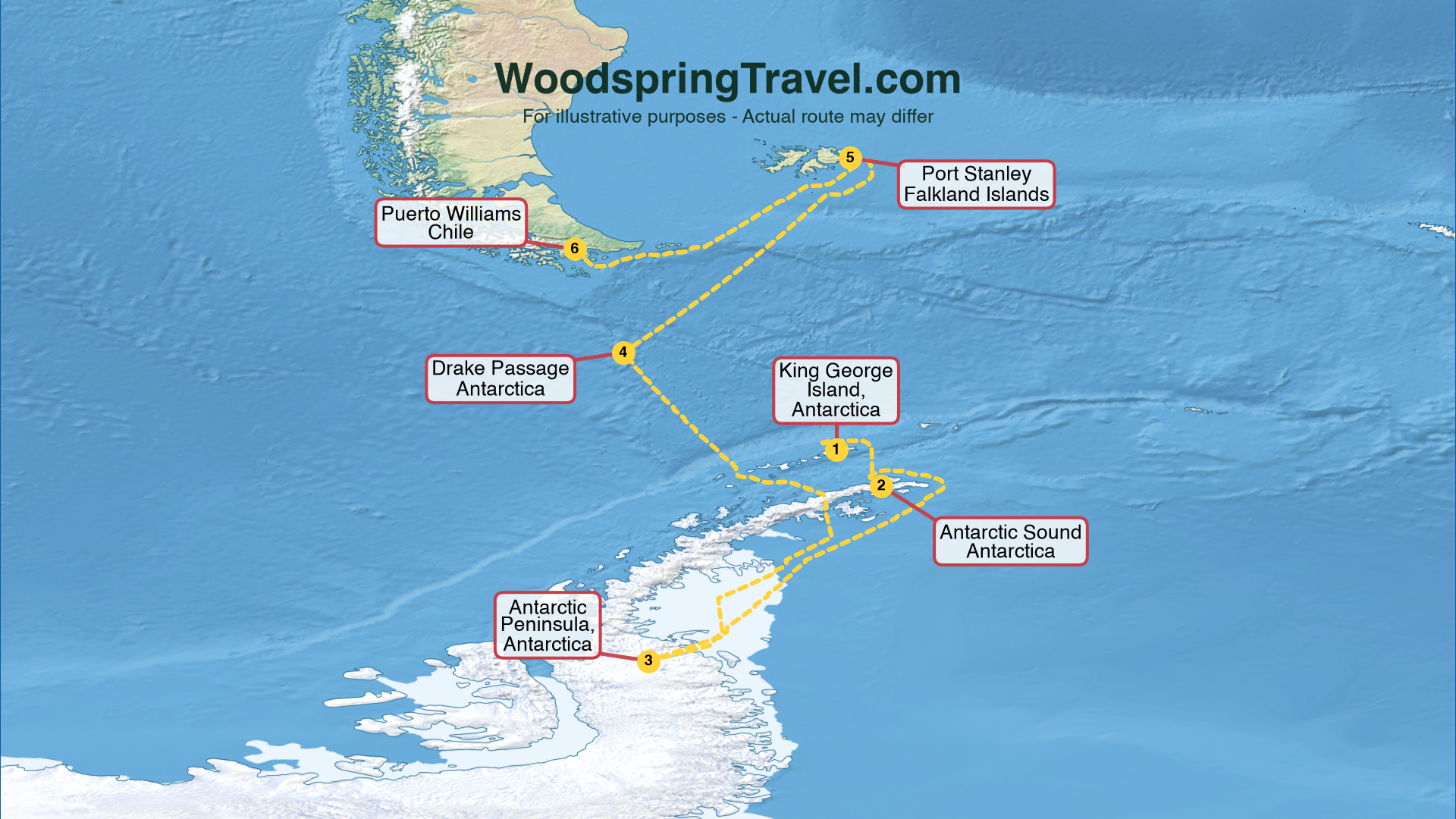 Route Illustration - Actual route may differ Route Illustration - Actual route may differ