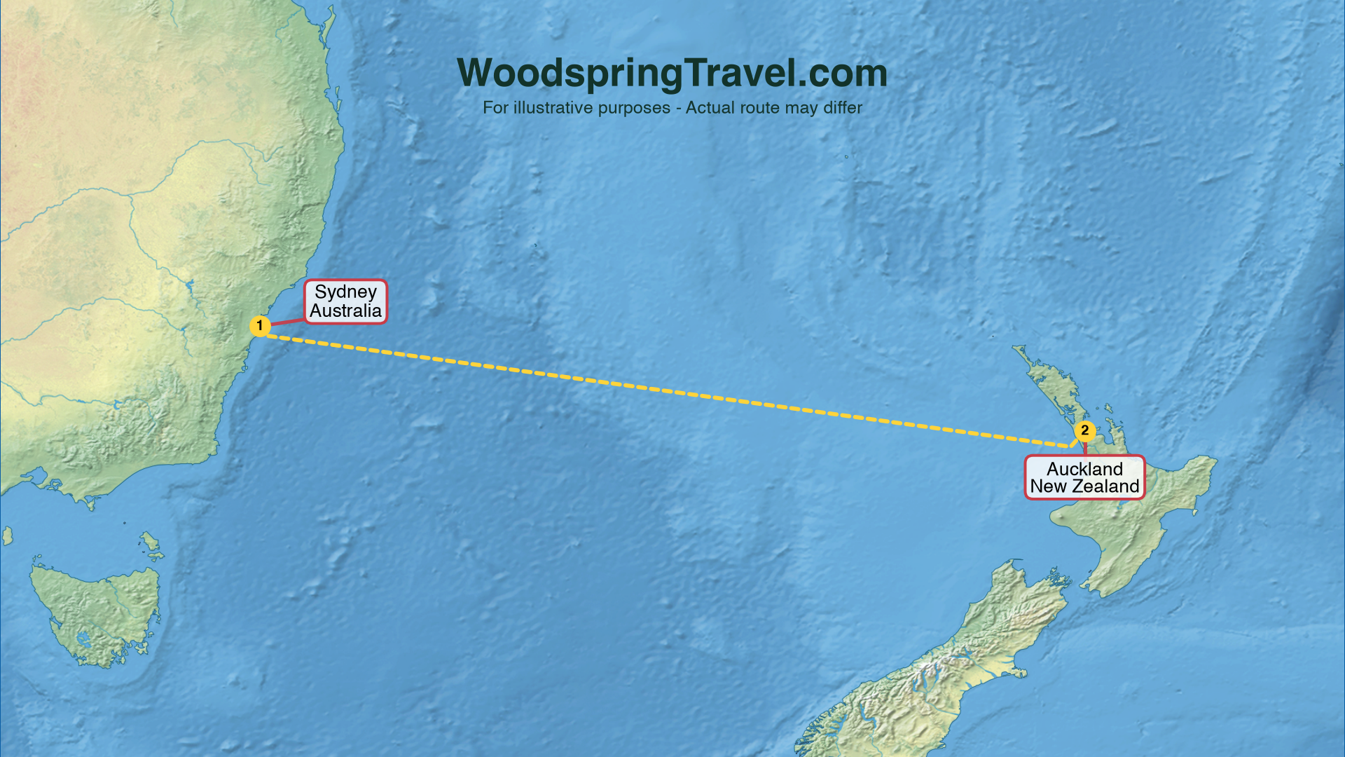 Route Illustration - Actual route may differ