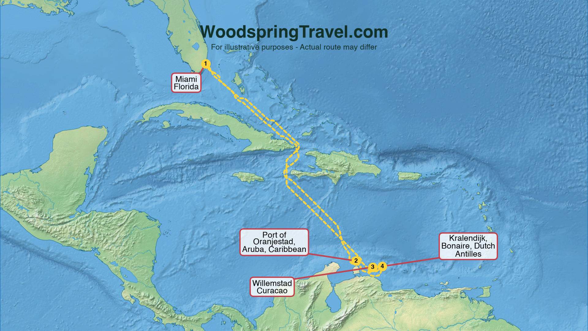 Route Illustration - Actual route may differ
