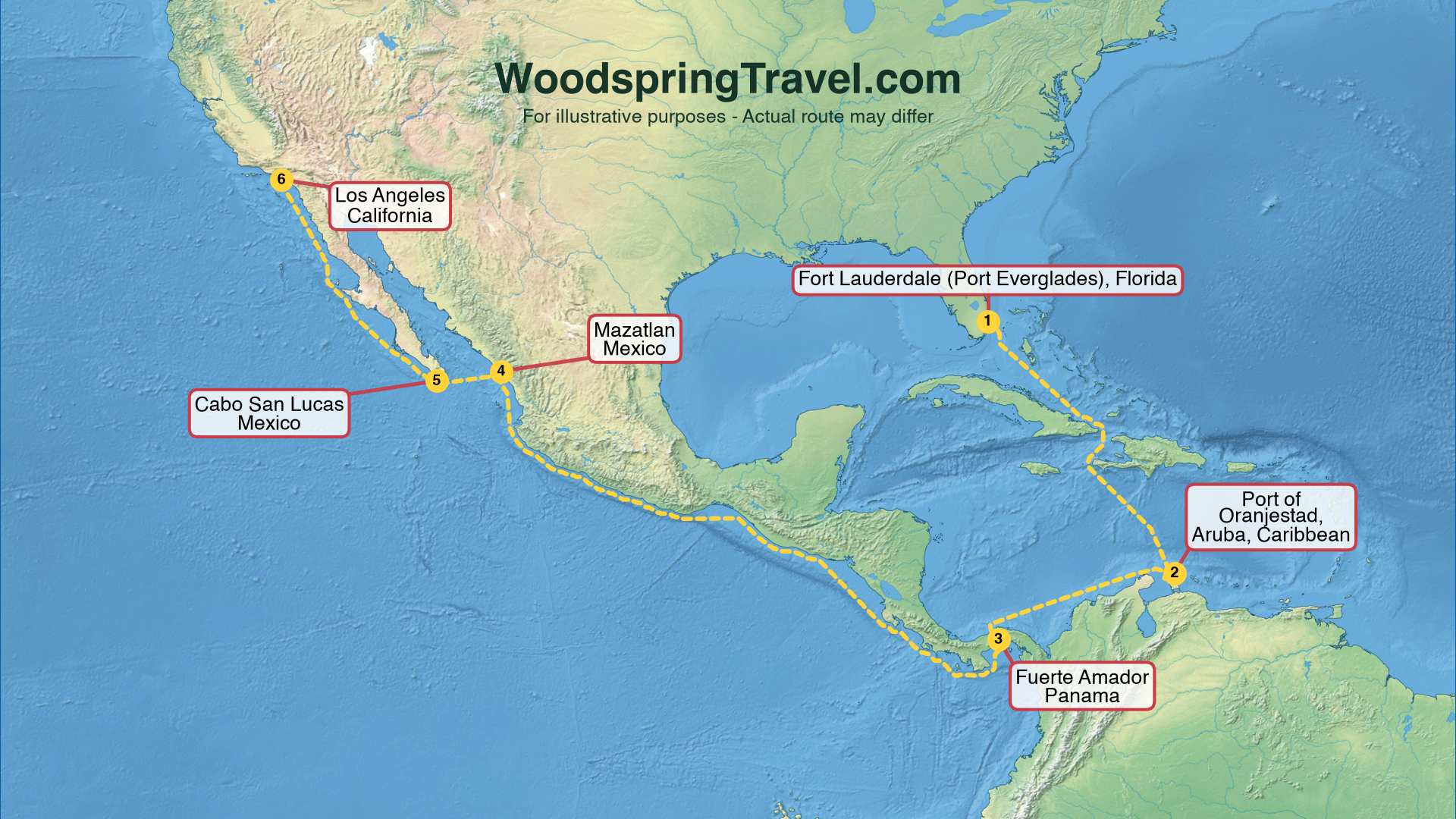 Route Illustration - Actual route may differ