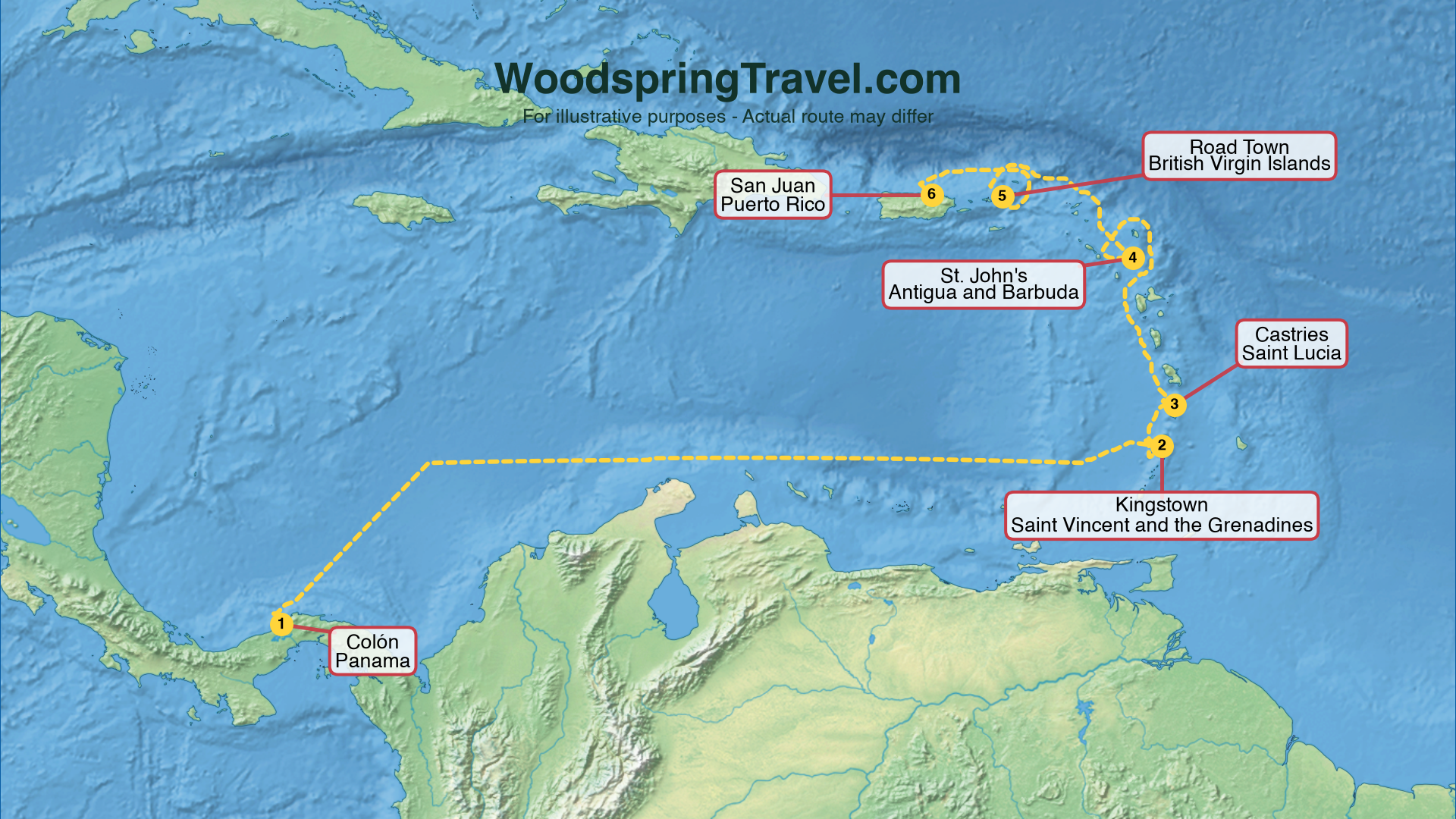 Route Illustration - Actual route may differ Route Illustration - Actual route may differ
