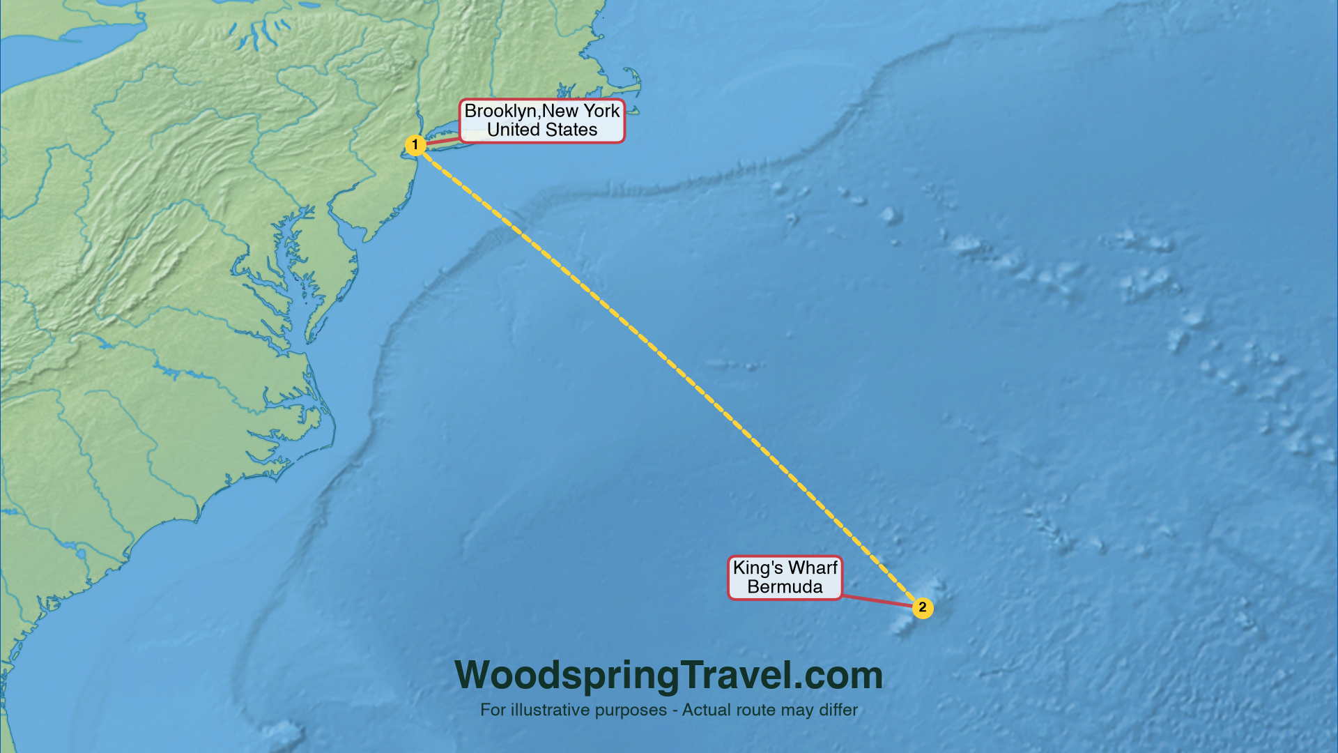 Route Illustration - Actual route may differ Route Illustration - Actual route may differ