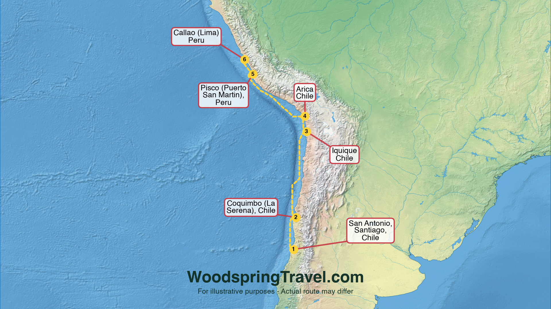 Route Illustration - Actual route may differ Route Illustration - Actual route may differ